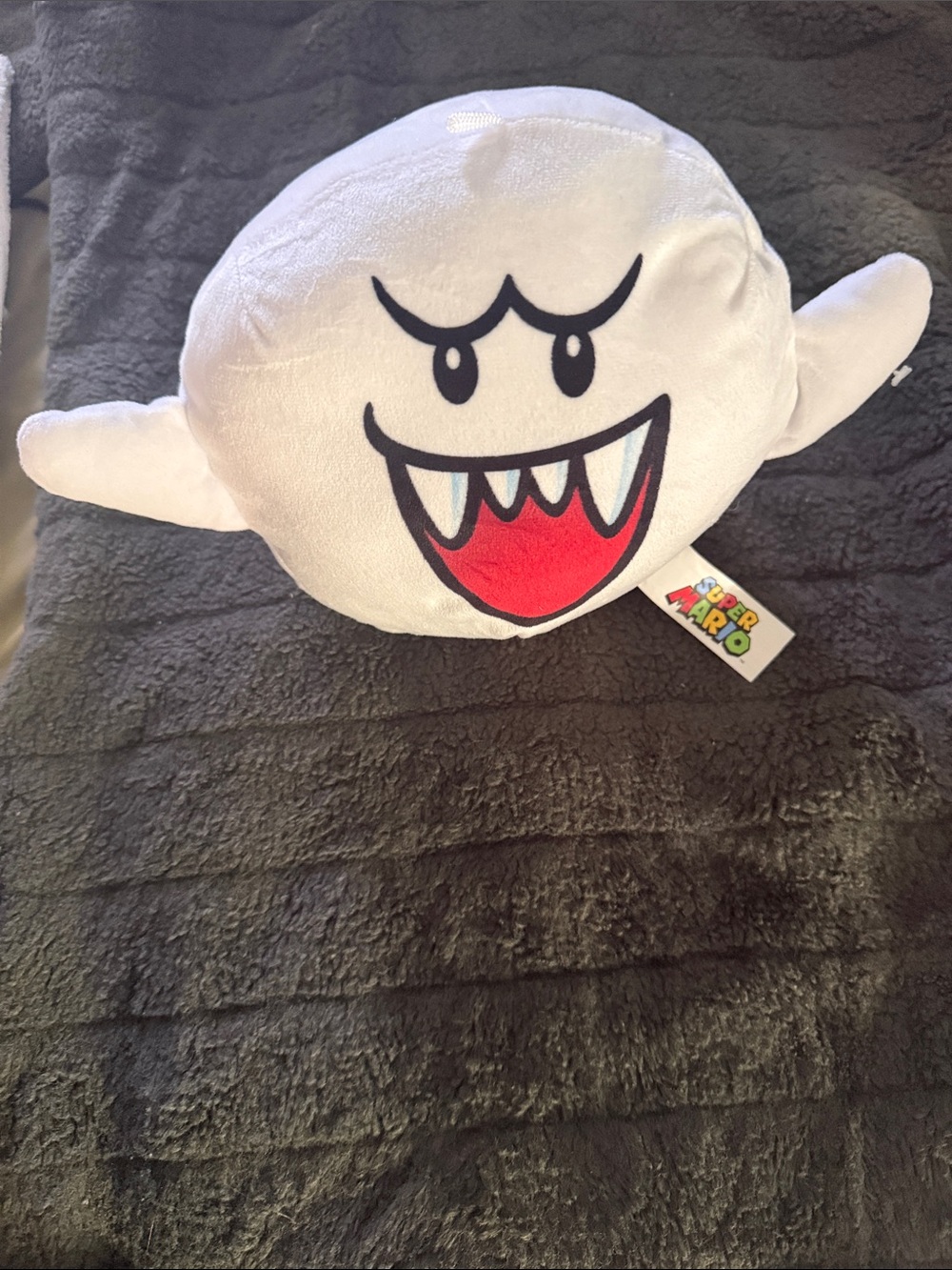 Super Mario Boo Plush Pillow - White